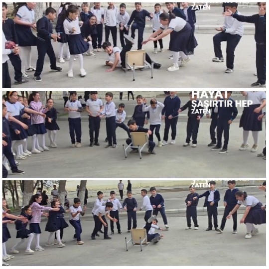 School Children Interacting Outdoors