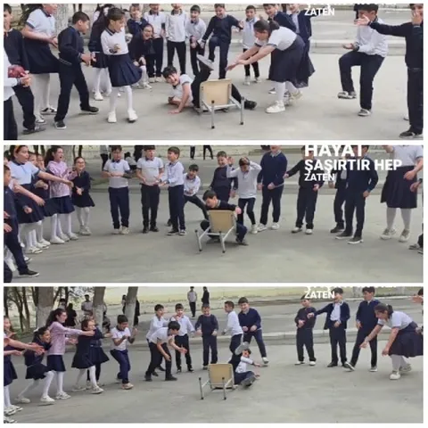 School Children Interacting Outdoors