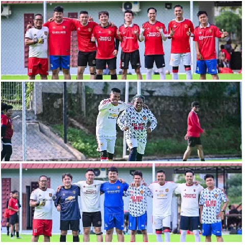 Teams on Sports Field in Jerseys