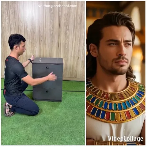 Assembling Cabinet and Costume Man