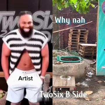 Artist Smiling with Outdoor Scene