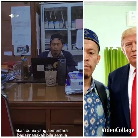 Office Desk and Meeting Scene