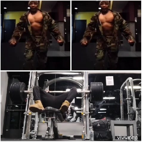 Muscular Person and Weightlifting