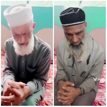 Elderly Men in Conversation