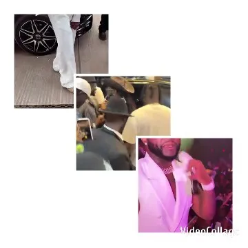 Luxury Car and Crowd at Event