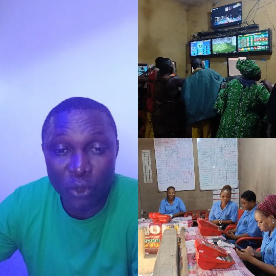 Man in Green Shirt, Control Room