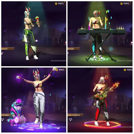 Video Game Characters with Instruments