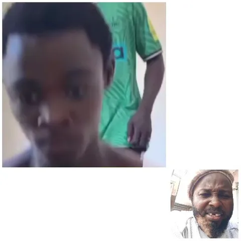 Man Behind Another At Camera