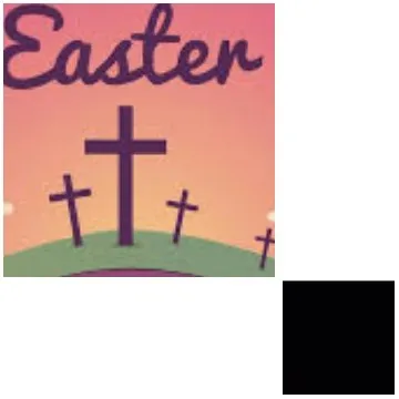 Easter Crosses on a Hill