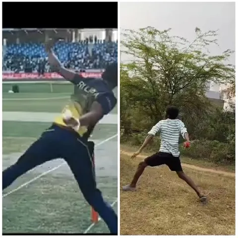 Cricket Action in Two Settings