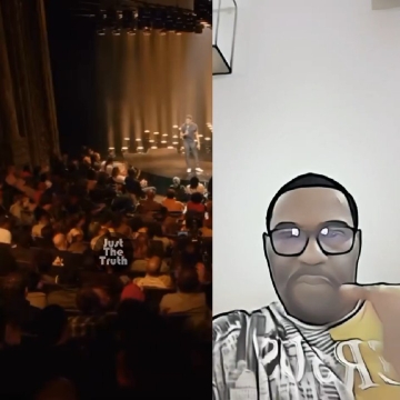 Audience at a Comedy Show
