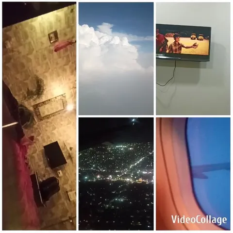 Decorated Room, Aerial City View