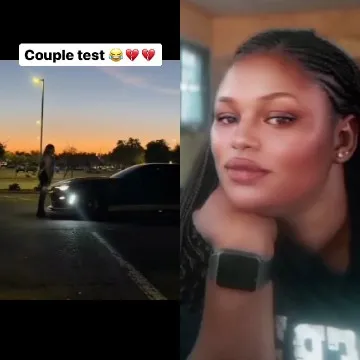 Sunset Car Scene and Close-Up