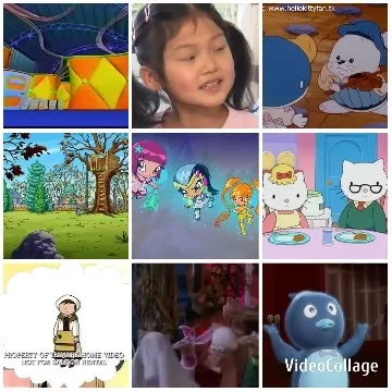 Cartoon Scenes with Playful Characters