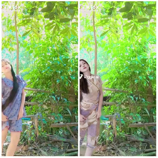 Stylish People Posing in Nature