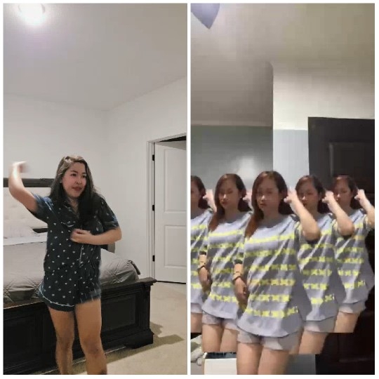 Dancing in Casual Bedroom Attire