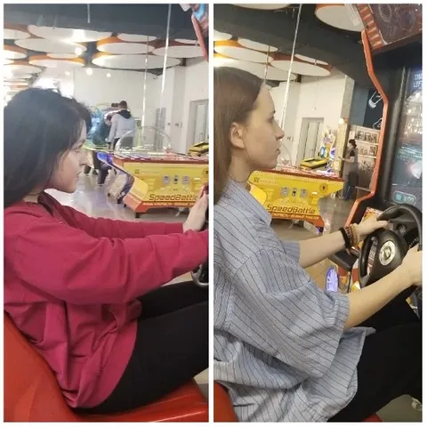 Arcade Driving Game Concentration