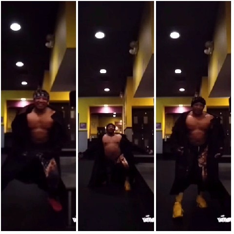 Gym Workout with Colorful Attire