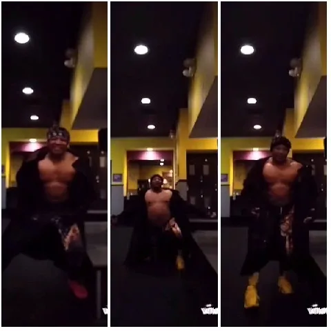 Gym Workout with Colorful Attire