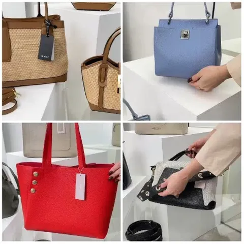 Four Handbags of Various Colors