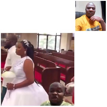 Bride in Church Aisle