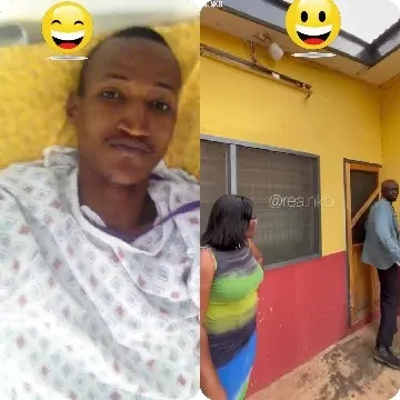 Hospital Bed and Outdoor Smiles