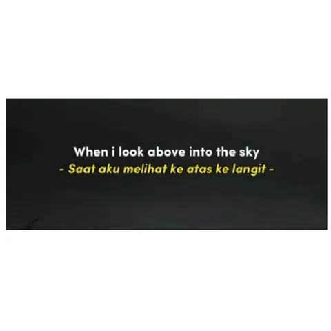 Skyward Reflection in Text