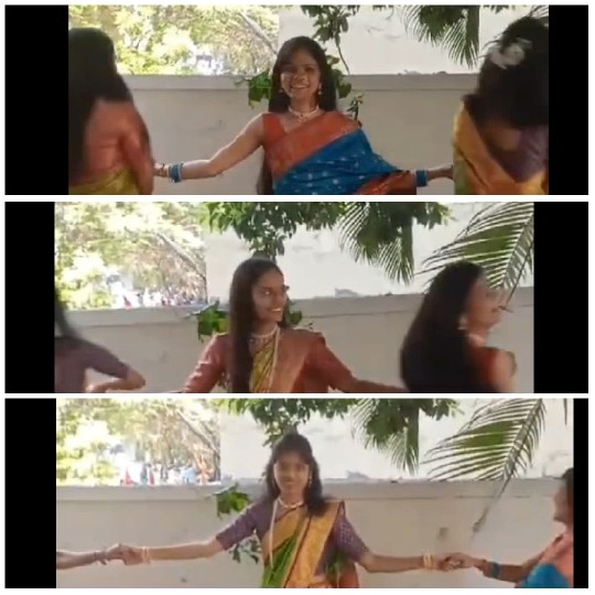Women Dancing in Colorful Attire