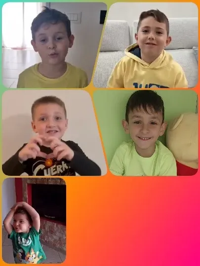 Children Displaying Various Expressions