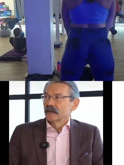 Gym Workout and Interview Scene