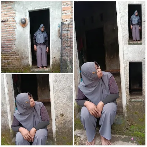 Gray Hijab Outside Building