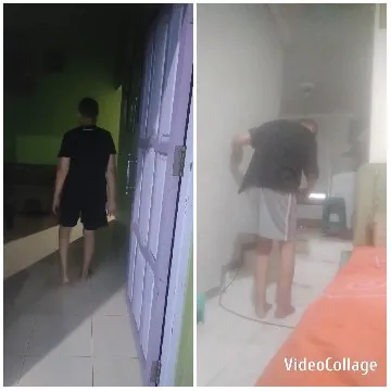 Dim Hallway And Bright Stairway