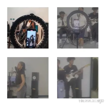 People Playing Instruments and Singing