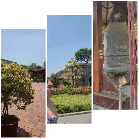 Outdoor Area with Trees and Bell