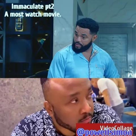 Man in Blue Shirt and Patterned Shirt