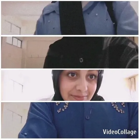 Person in Hijab Showcasing Outfit Details
