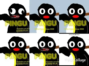Animated Penguin Character in Poses