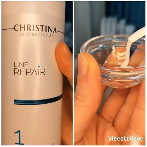 Hand with Hair Repair Product