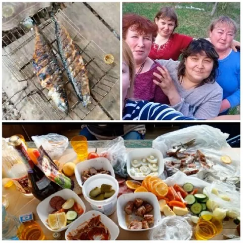 Grilling Fish and Outdoor Gathering