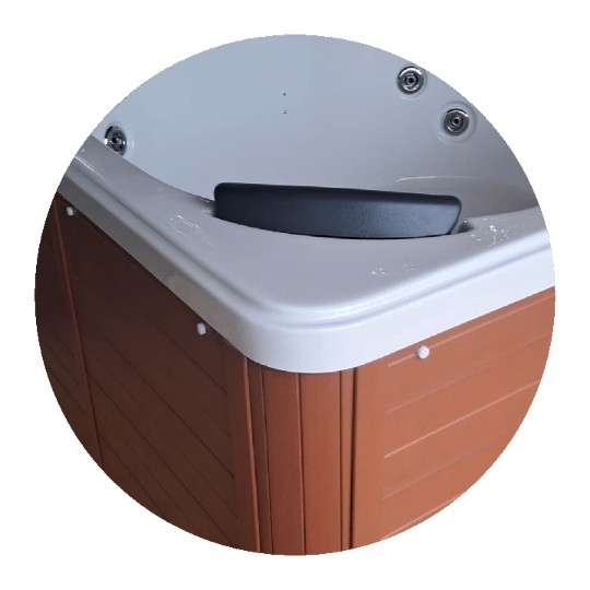 Corner View of a Hot Tub
