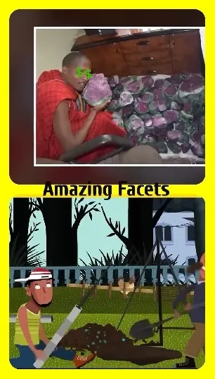 Person with Cabbage and Gardening Scene
