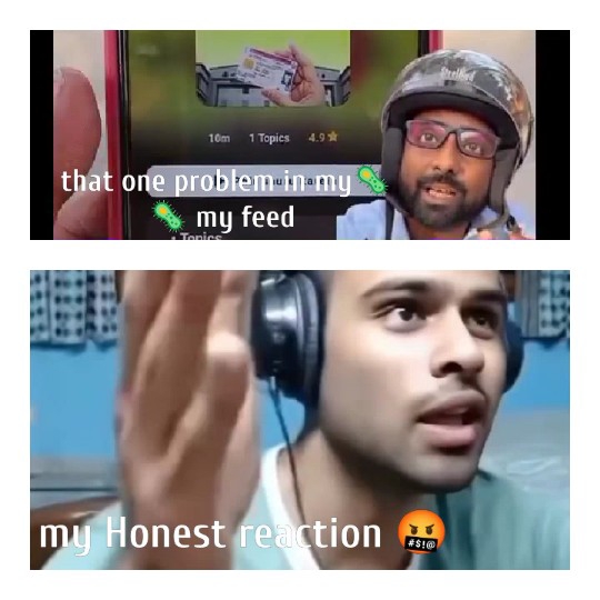 Helmeted Person with Phone Reaction