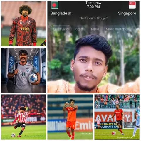 Soccer Players and Match Announcement
