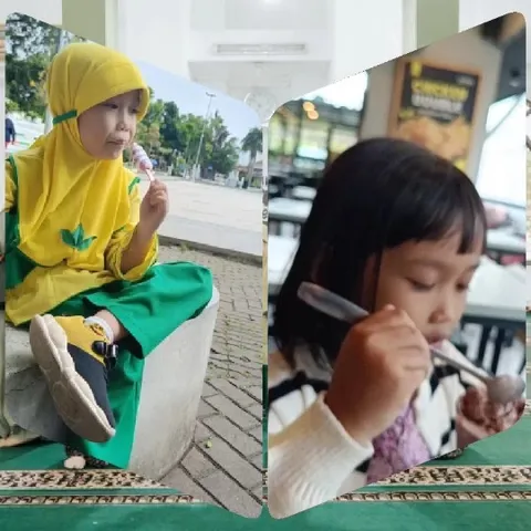 Children Enjoying Ice Cream