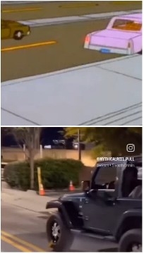 Animated and Real-Life Street Scenes