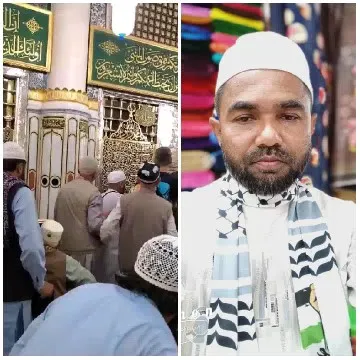 Gathering at Ornate Religious Gates