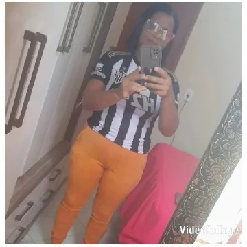 Mirror Selfie in Colorful Outfit