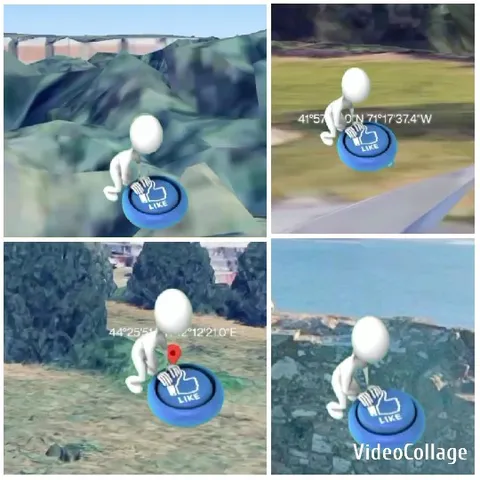 3D Character with Like Button