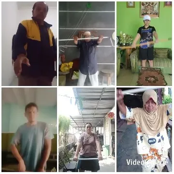 Six Individuals in Active Poses
