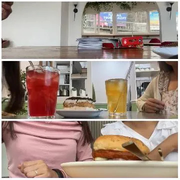 Cafe Dining Area and Drinks